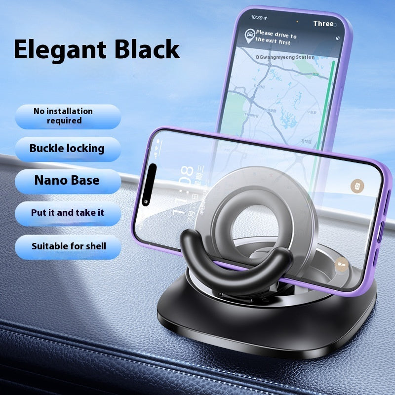 Soporte magnético para teléfono con ventosa, plegable y ajustable.