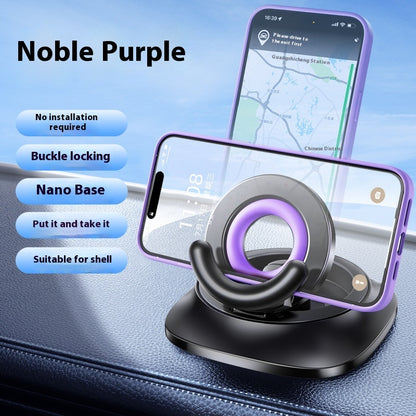 Soporte magnético para teléfono con ventosa, plegable y ajustable.